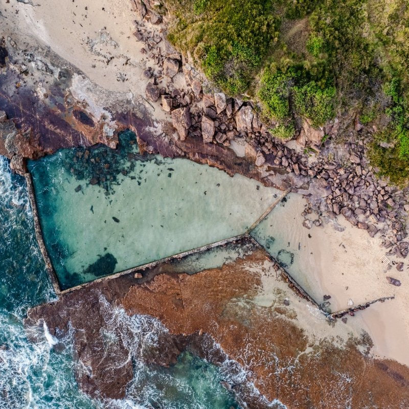 Port Kembla "Abandoned Oasis" Acrylic Block - Belinda Doyle - Australian Photographer & Resin Artist