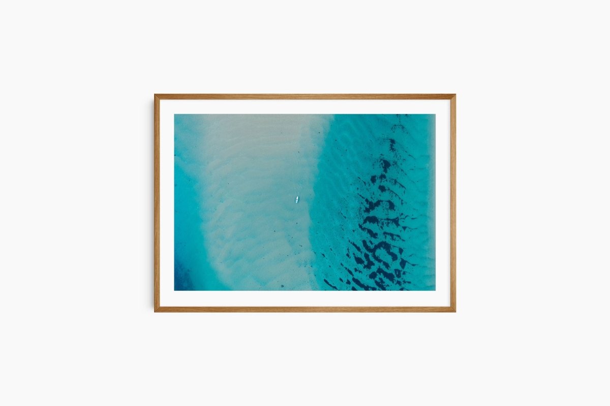 "A Paddle in the Blue" Photography Print - Belinda Doyle - Australian Photographer & Resin Artist