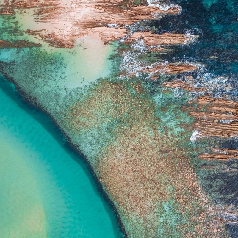 Mossy Point "Between River and Reef" Acrylic Block - Belinda Doyle - Australian Photographer & Resin Artist