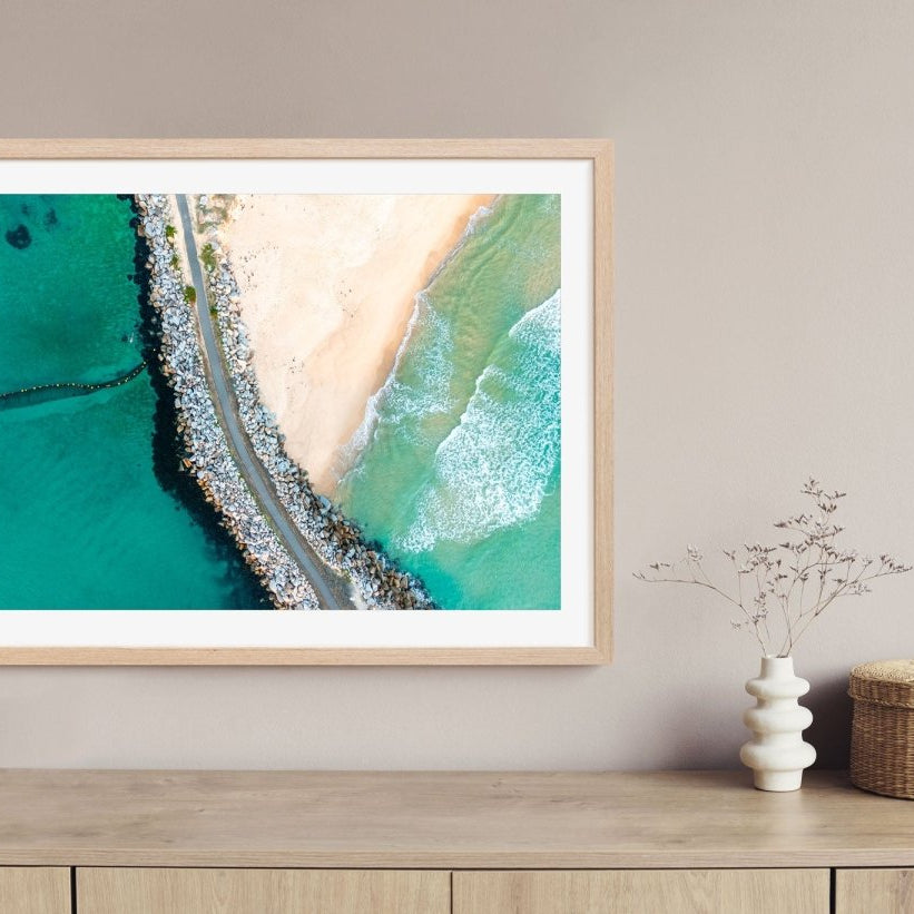 "Breakwall Balance" Photography Print - Belinda Doyle - Australian Photographer & Resin Artist
