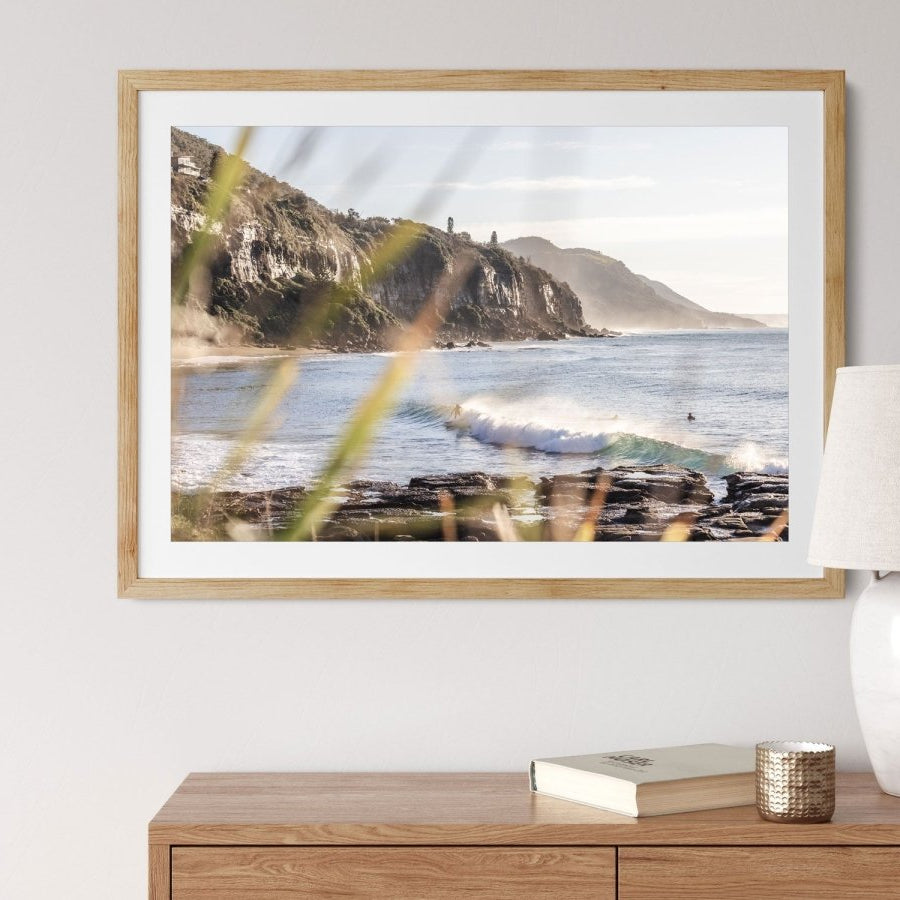 "Cliffs Aglow" Photography Print - Belinda Doyle - Australian Photographer & Resin Artist