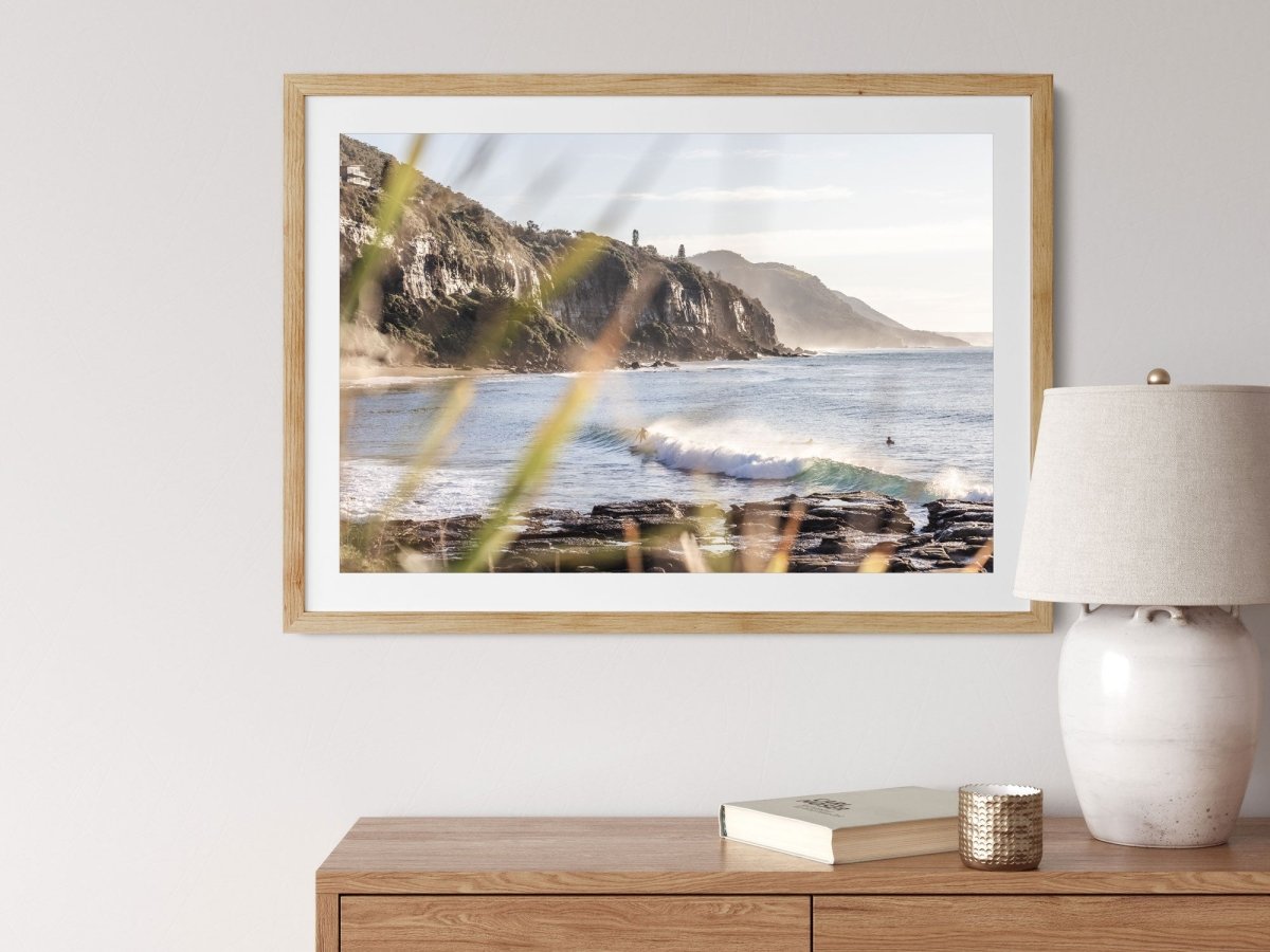 "Cliffs Aglow" Photography Print - Belinda Doyle - Australian Photographer & Resin Artist
