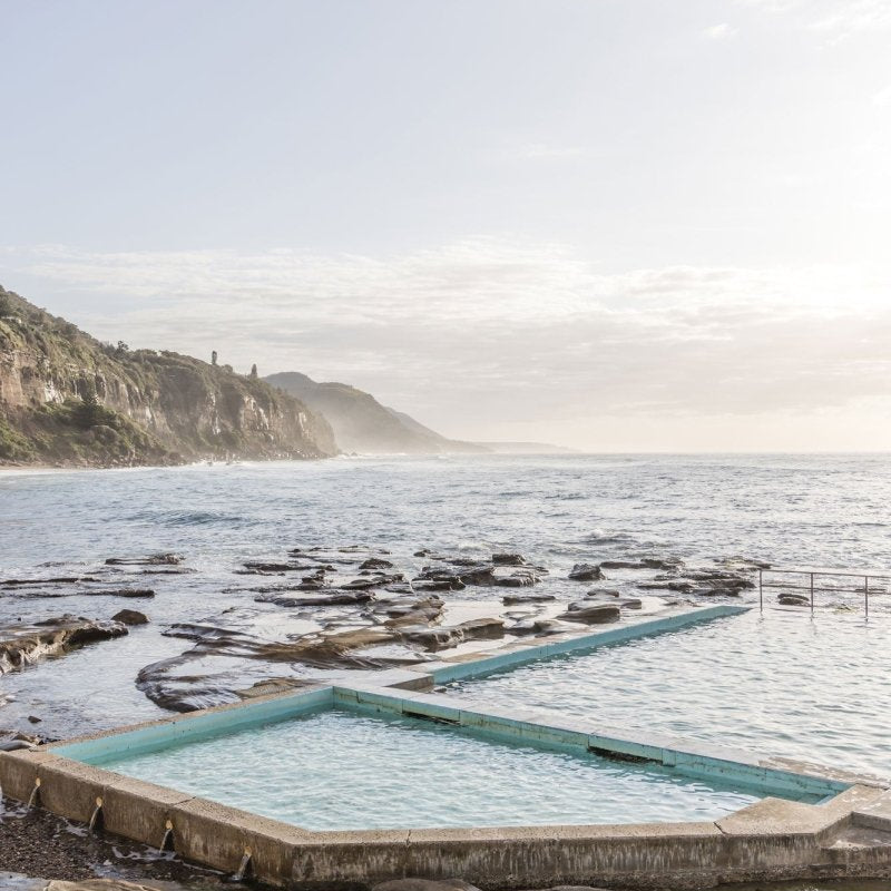 "Cliffside Blue" Photography Print - Belinda Doyle - Australian Photographer & Resin Artist