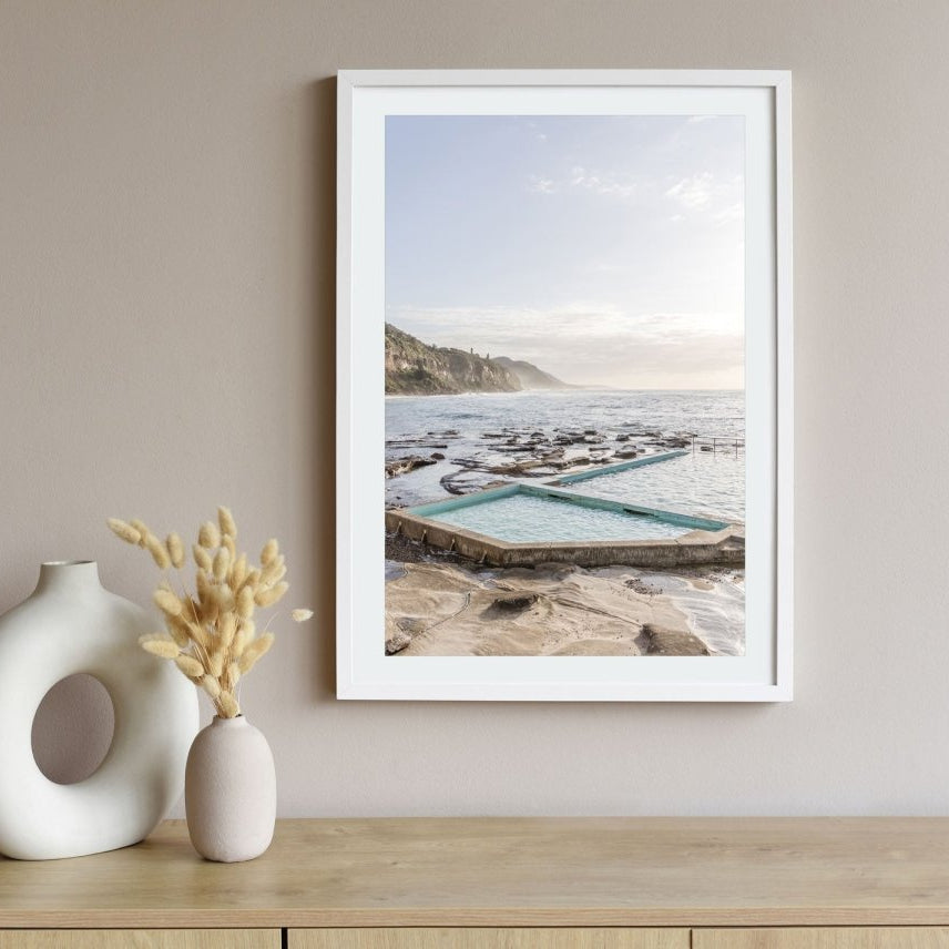 "Cliffside Blue" Photography Print - Belinda Doyle - Australian Photographer & Resin Artist