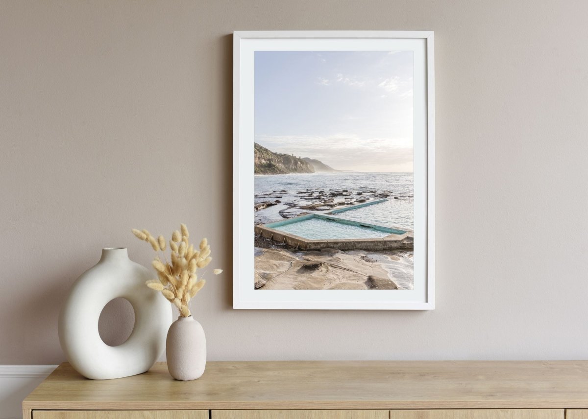 "Cliffside Blue" Photography Print - Belinda Doyle - Australian Photographer & Resin Artist