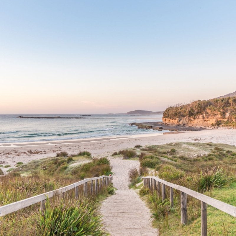Pretty Beach "Coastal Stairway" Acrylic Block - Belinda Doyle - Australian Photographer & Resin Artist