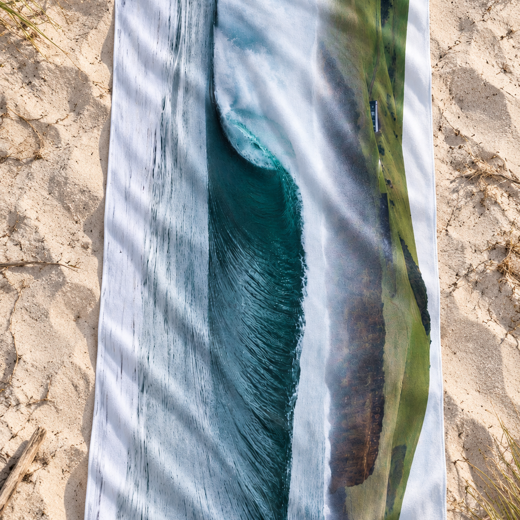 Werri Roll Microfibre Beach Towel - Belinda Doyle - Australian Photographer & Resin Artist