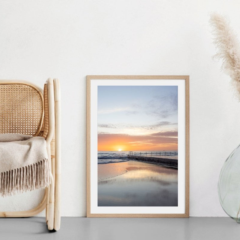 "Cotton Sky Mirror" Photography Print - Belinda Doyle - Australian Photographer & Resin Artist