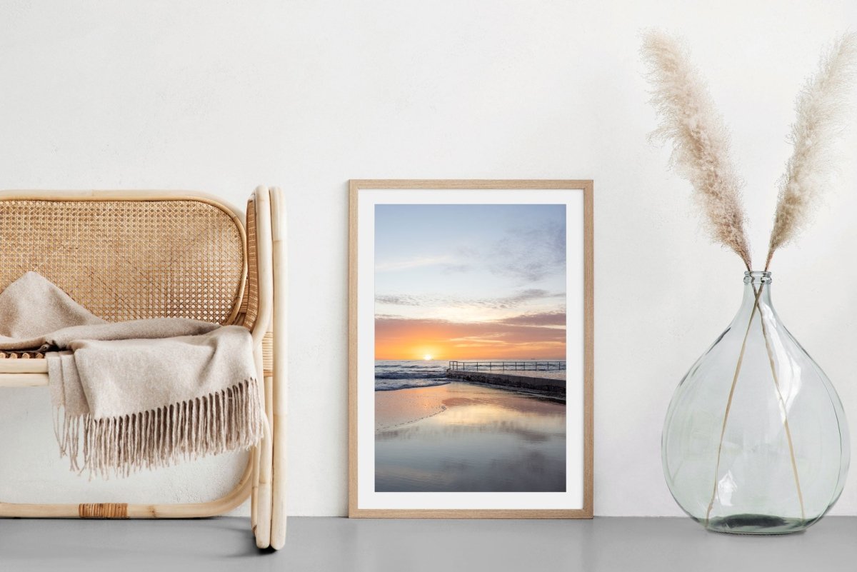 "Cotton Sky Mirror" Photography Print - Belinda Doyle - Australian Photographer & Resin Artist