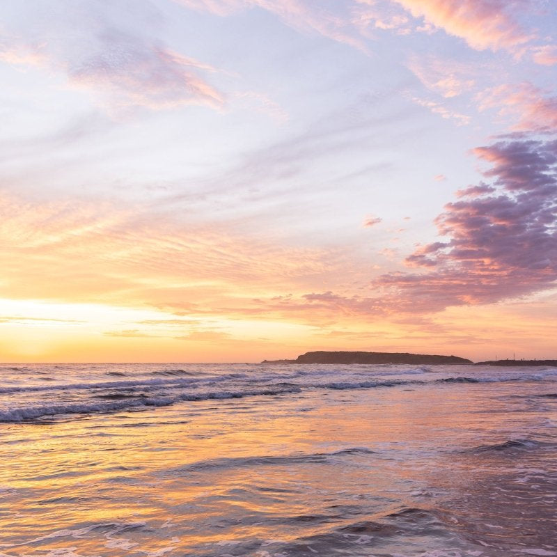 Windang "Dreamy Dawn" Acrylic Block - Belinda Doyle - Australian Photographer & Resin Artist