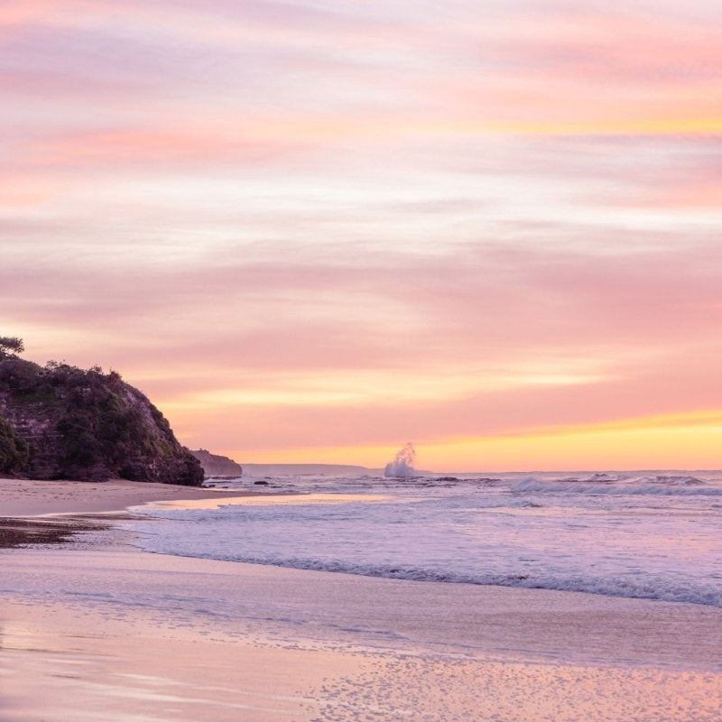 Thirroul "First Light at Thirroul" Acrylic Block - Belinda Doyle - Australian Photographer & Resin Artist