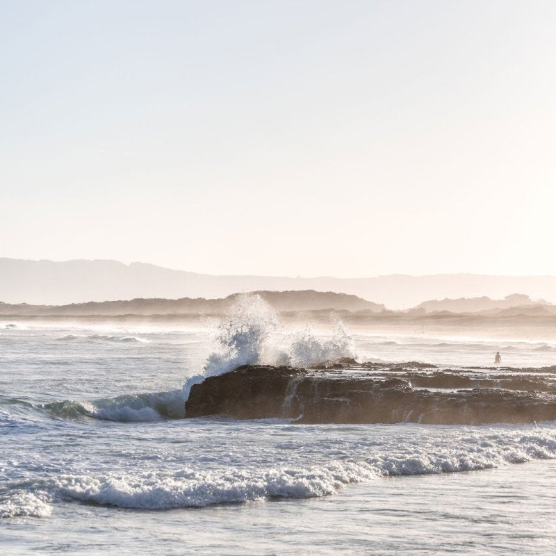 Port Kembla "Golden Wash" Acrylic Block - Belinda Doyle - Australian Photographer & Resin Artist