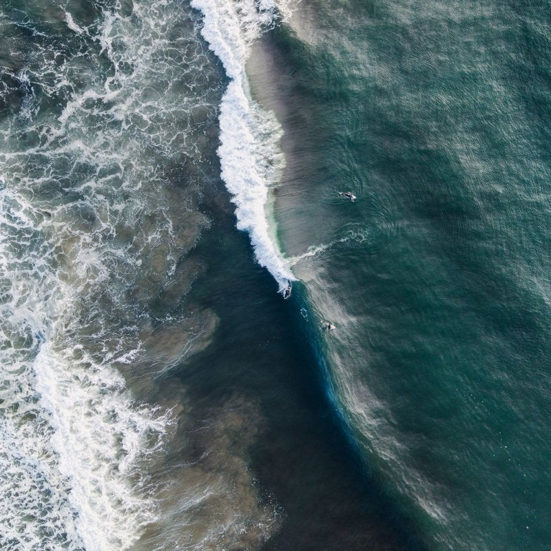 "Green Glass Surf" Photography Print - Belinda Doyle - Australian Photographer & Resin Artist