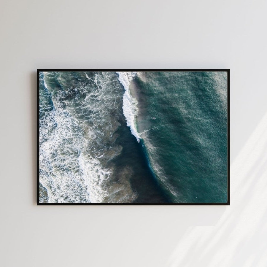 "Green Glass Surf" Photography Print - Belinda Doyle - Australian Photographer & Resin Artist