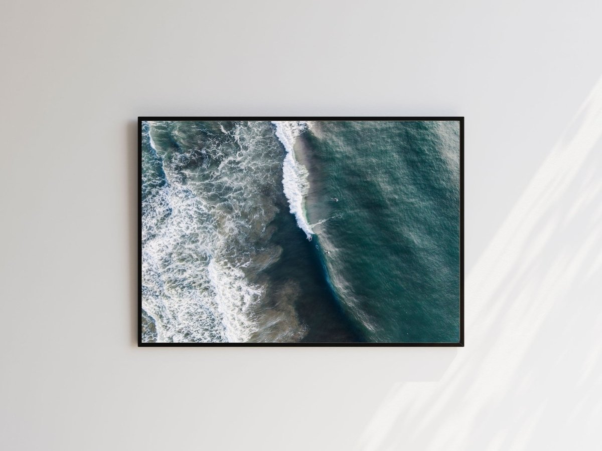 "Green Glass Surf" Photography Print - Belinda Doyle - Australian Photographer & Resin Artist