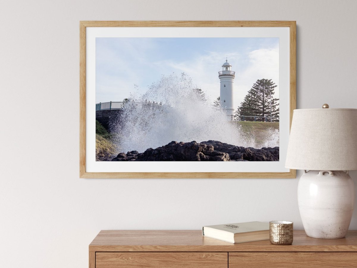 "Kiama Lighthouse & Blow Hole" Photography Print - Belinda Doyle - Australian Photographer & Resin Artist