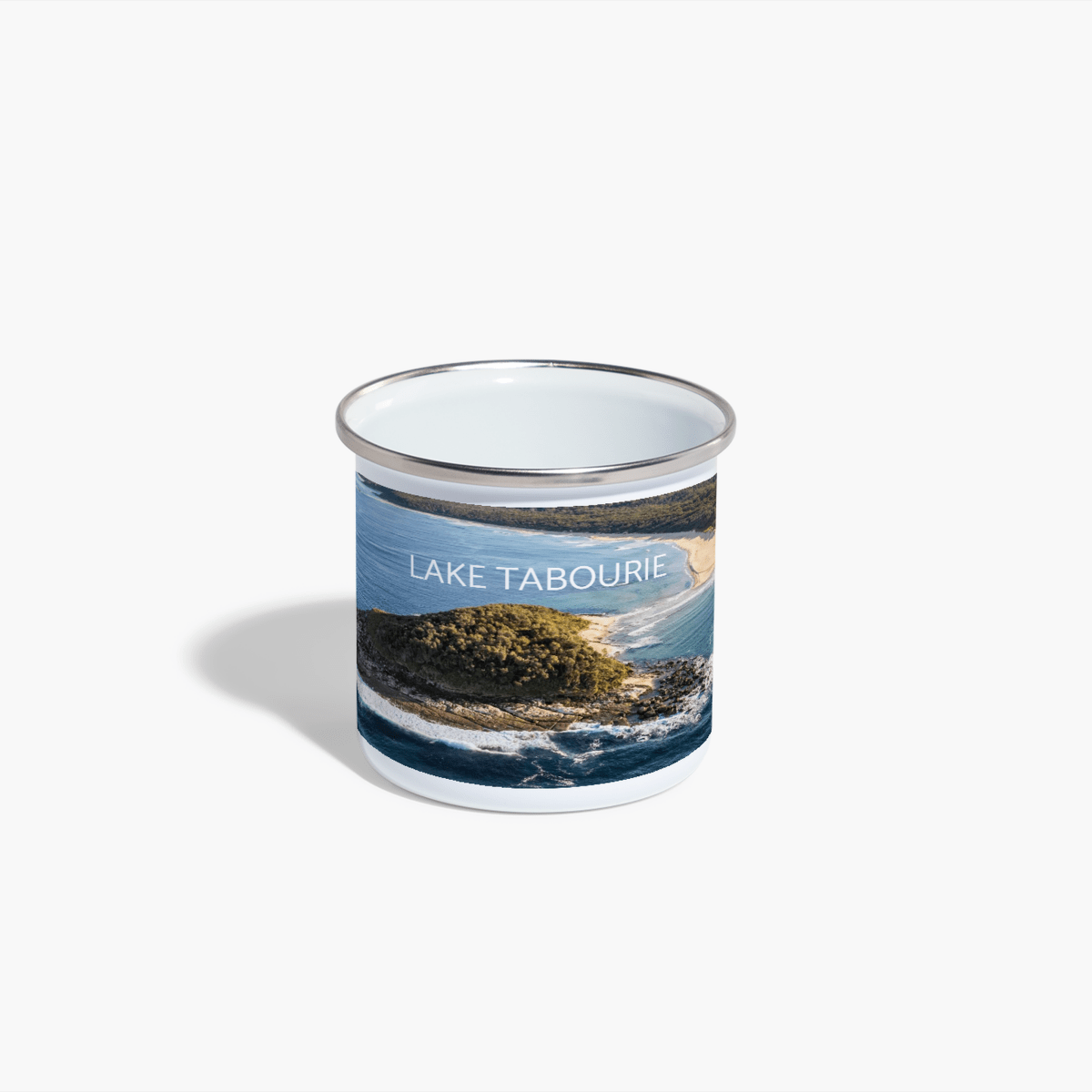 Lake Tabourie Enamel Camping Mug - Belinda Doyle - Australian Photographer & Resin Artist