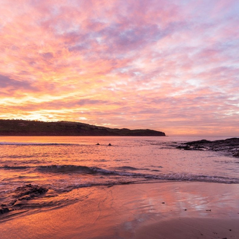 Killalea "Morning Breakers" Acrylic Block - Belinda Doyle - Australian Photographer & Resin Artist