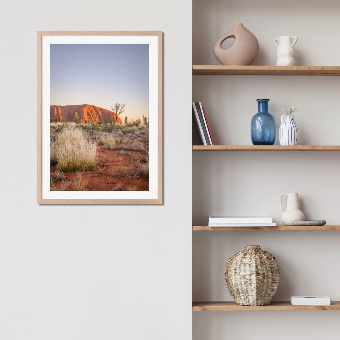 "Nature’s Portrait" Uluru Sunrise Photography Print - Belinda Doyle - Australian Photographer & Resin Artist