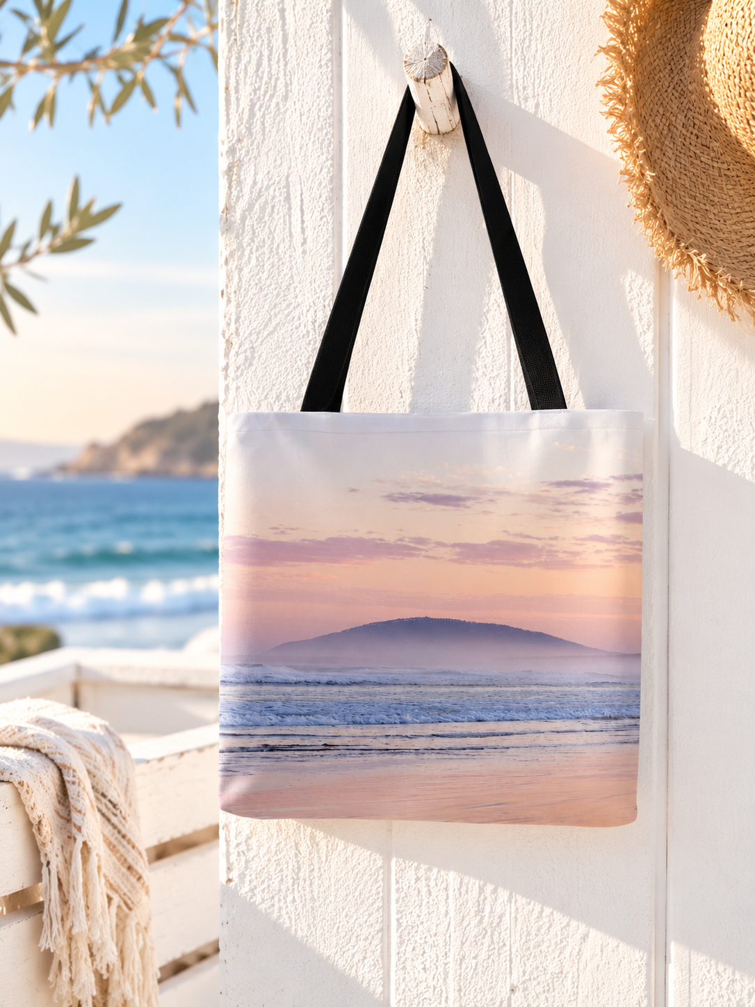 Sky Melt Beach Bag - Gerroa - Belinda Doyle - Australian Photographer & Resin Artist