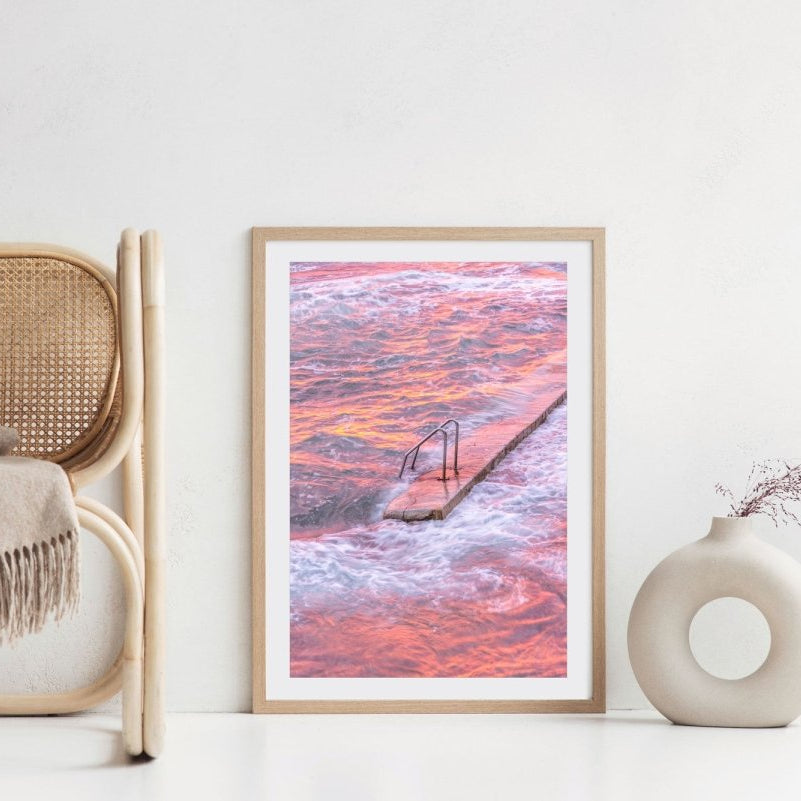 "Pink Descent" Photography Print - Belinda Doyle - Australian Photographer & Resin Artist