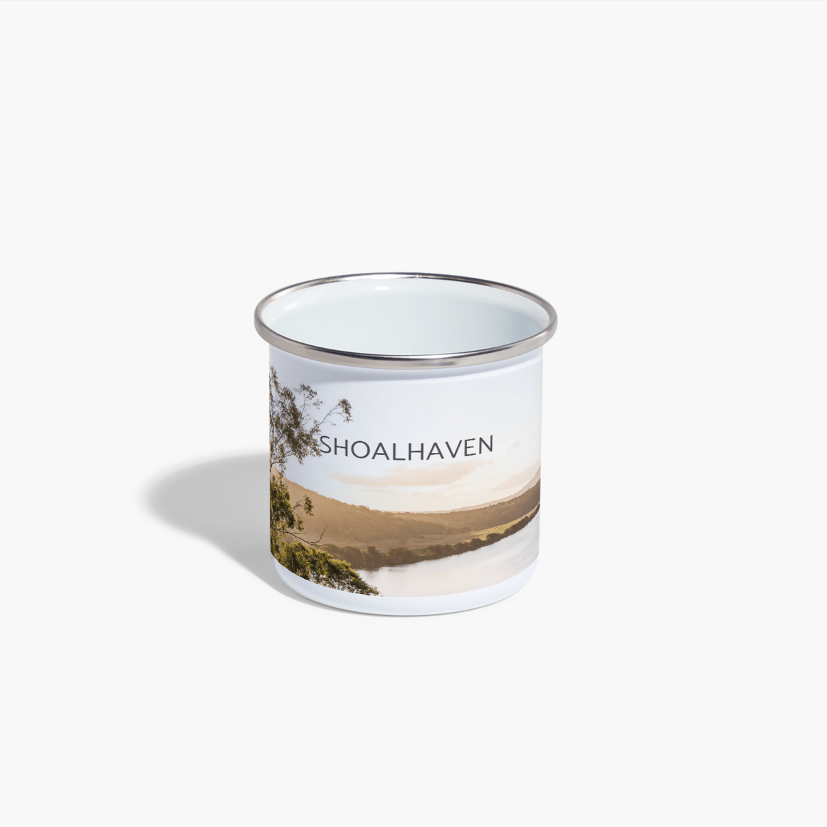 Shoalhaven Enamel Camping Mug - Belinda Doyle - Australian Photographer & Resin Artist