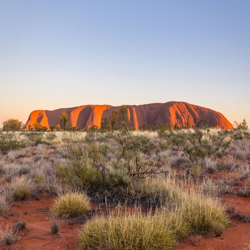 "Sacred Contrast" Uluru Sunrise Photography Print - Belinda Doyle - Australian Photographer & Resin Artist