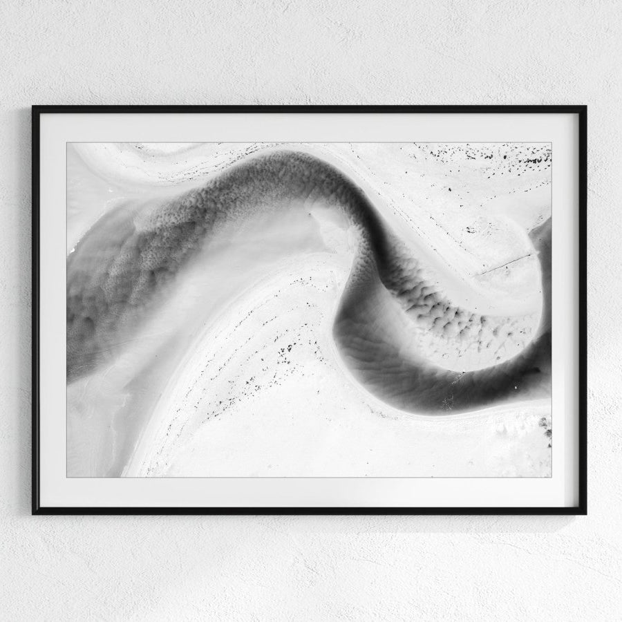 "Sand & Shadow" BW Photography Print - Belinda Doyle - Australian Photographer & Resin Artist