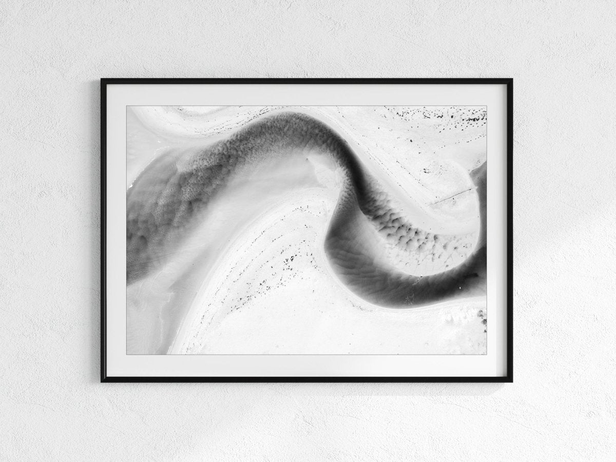 "Sand & Shadow" BW Photography Print - Belinda Doyle - Australian Photographer & Resin Artist