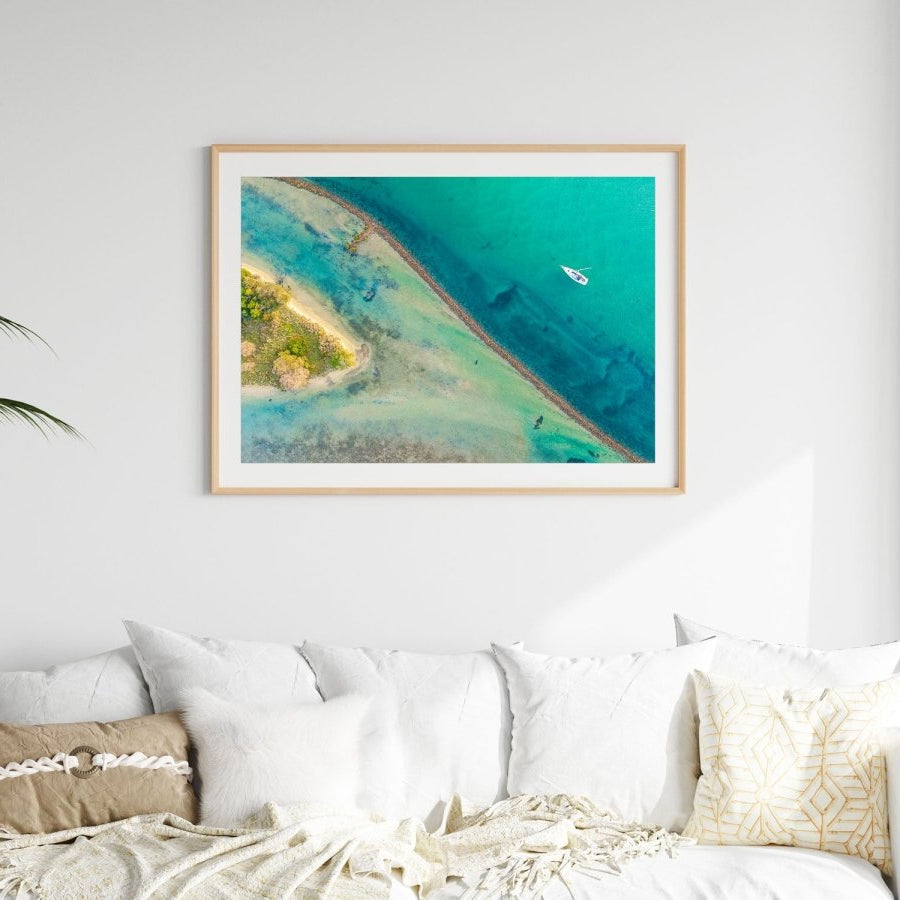 "Sapphire Serenity" Photography Print - Belinda Doyle - Australian Photographer & Resin Artist