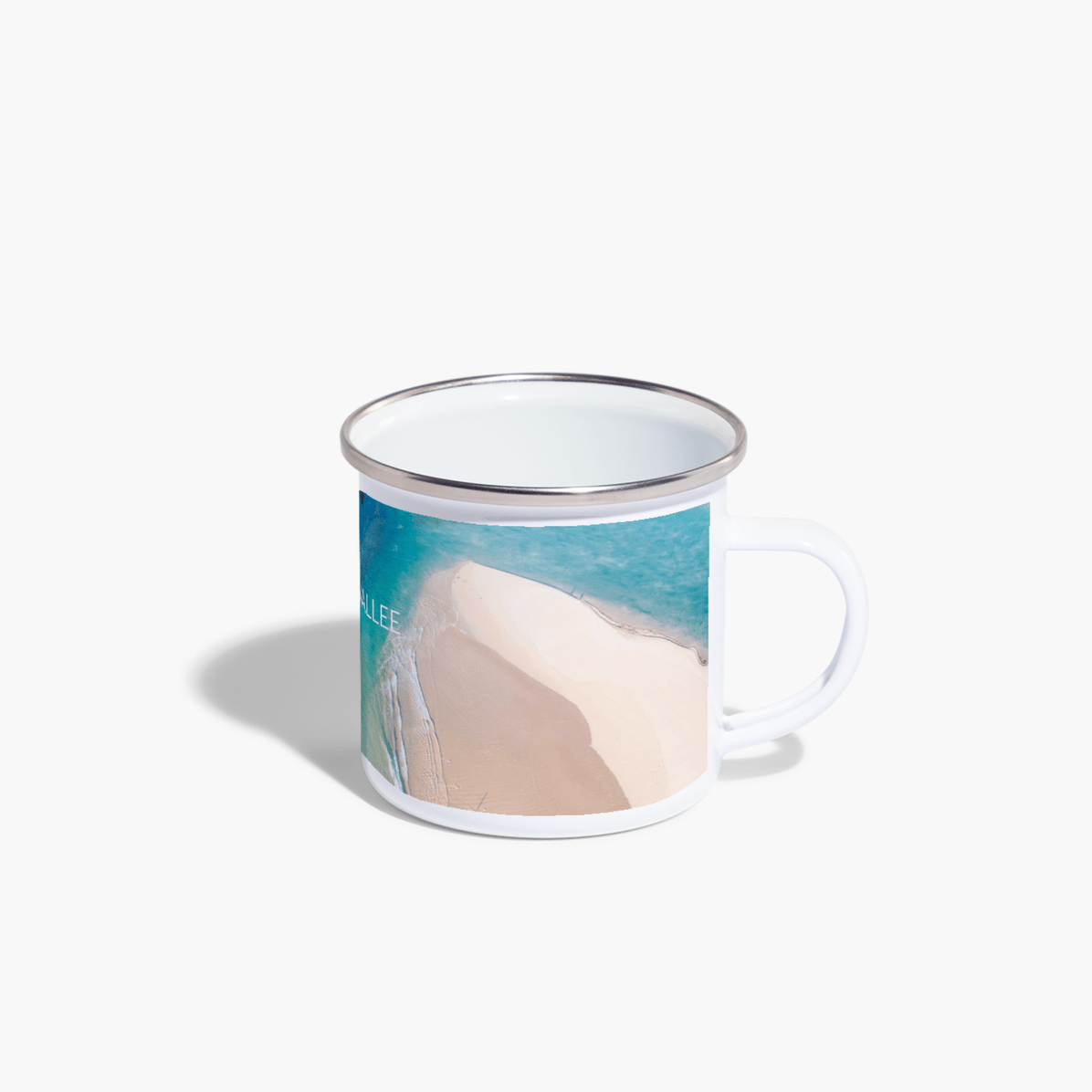 Narrawallee Enamel Camping Mug - Belinda Doyle - Australian Photographer & Resin Artist