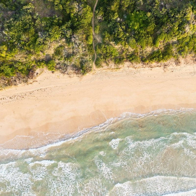 Durras "Seam of the Shore" Acrylic Block - Belinda Doyle - Australian Photographer & Resin Artist