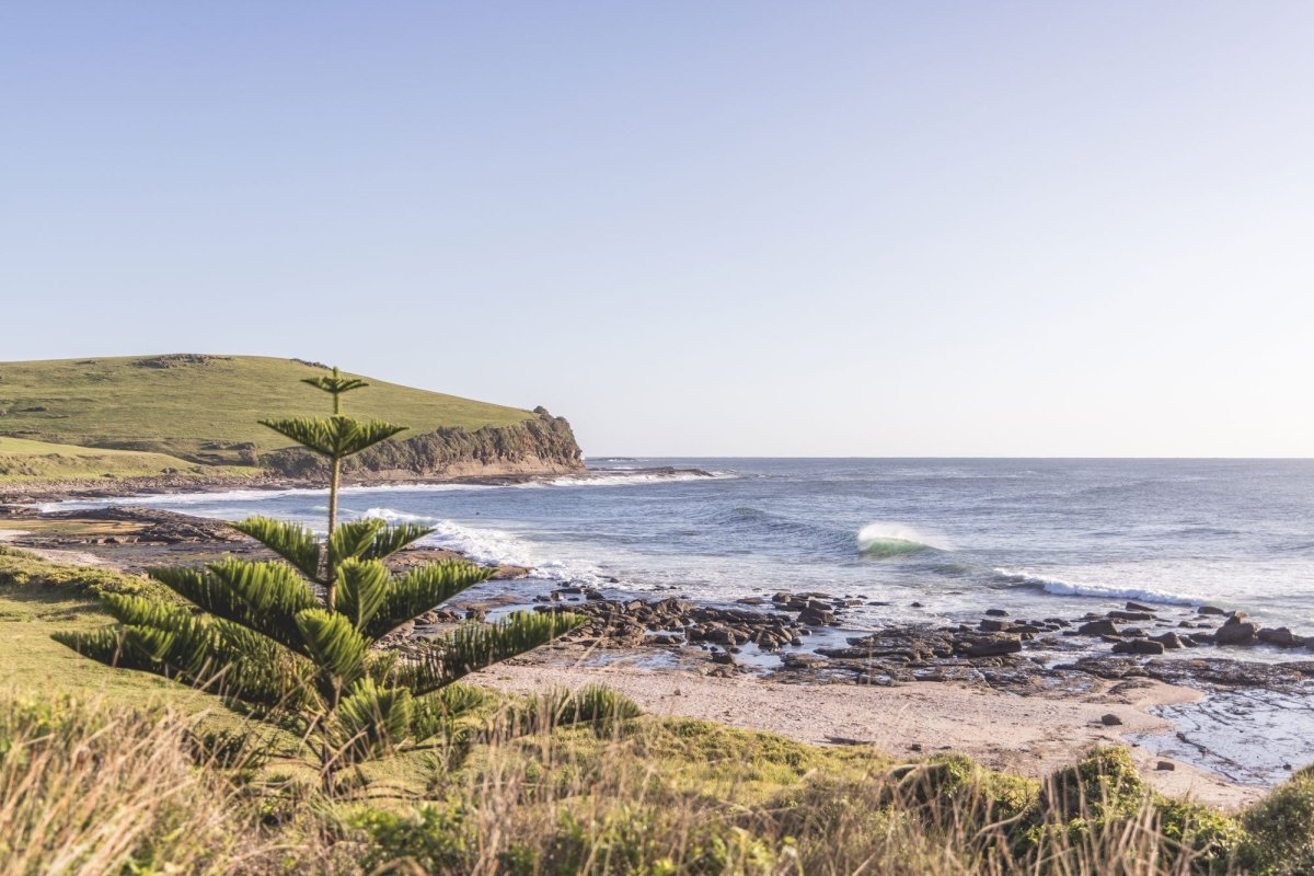 Gerroa "Shelley’s Shoreline" Acrylic Block - Belinda Doyle - Australian Photographer & Resin Artist