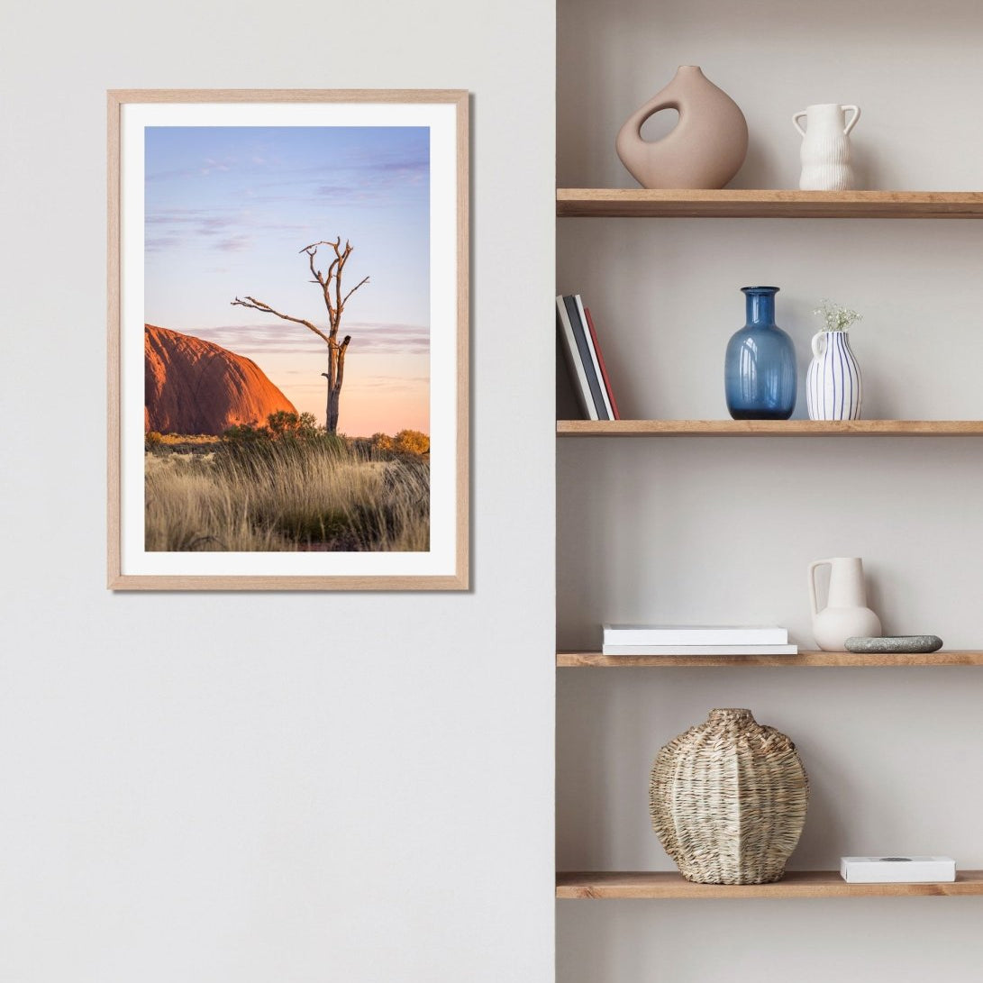 "Silent Witness" Uluru Sunrise Photography Print - Belinda Doyle - Australian Photographer & Resin Artist