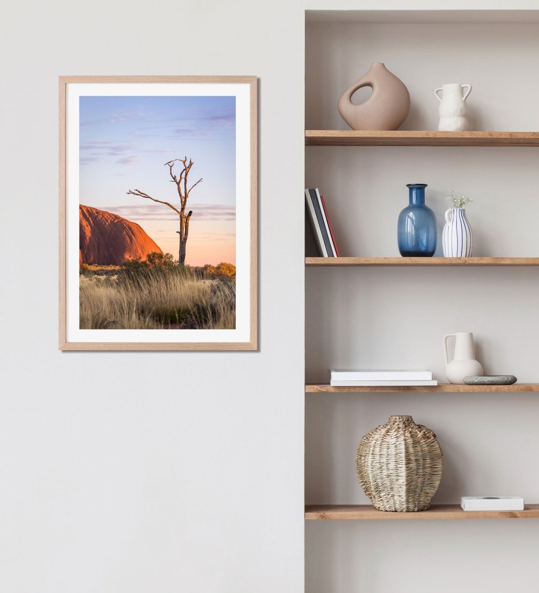 "Silent Witness" Uluru Sunrise Photography Print - Belinda Doyle - Australian Photographer & Resin Artist