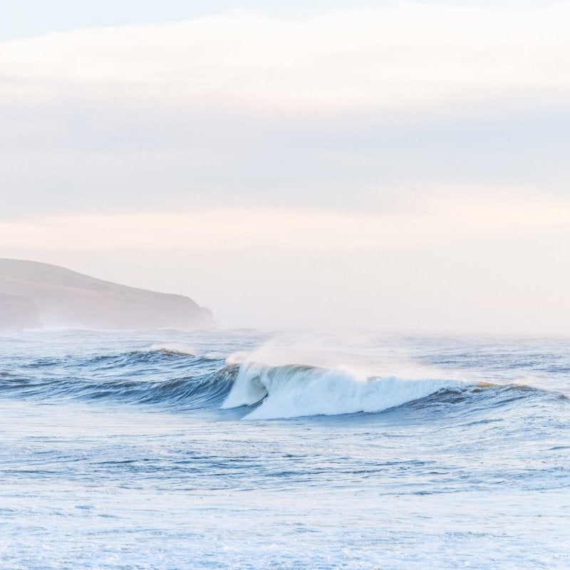Gerringong "Soft Seascape" Acrylic Block - Belinda Doyle - Australian Photographer & Resin Artist