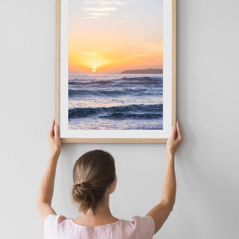 "Sunrise Paddle" Photography Print - Belinda Doyle - Australian Photographer & Resin Artist