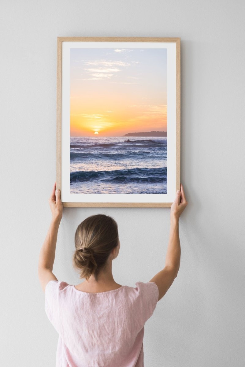 "Sunrise Paddle" Photography Print - Belinda Doyle - Australian Photographer & Resin Artist