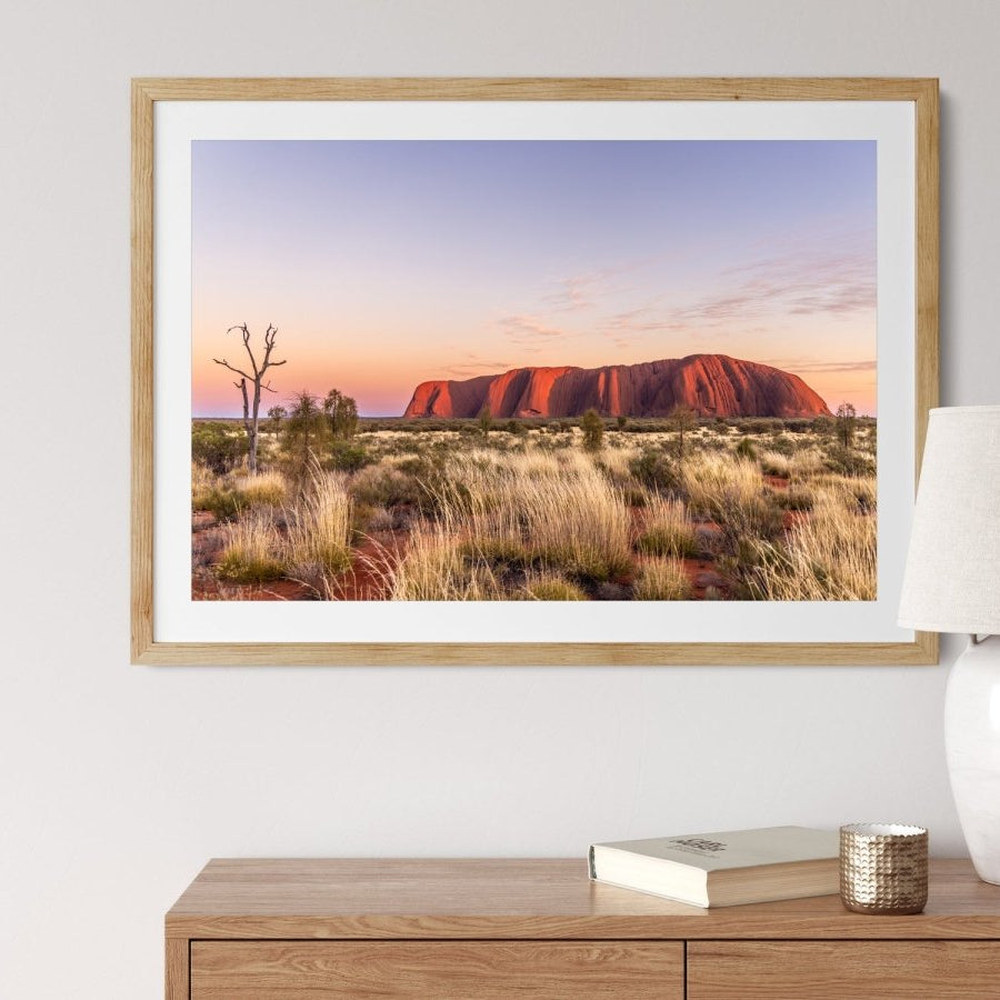"Sunrise Stage" Uluru Sunrise Photography Print - Belinda Doyle - Australian Photographer & Resin Artist