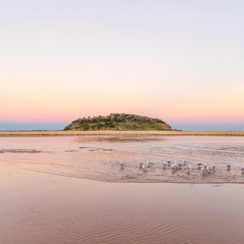 Tabourie "Sunset Ceremony" Acrylic Block - Belinda Doyle - Australian Photographer & Resin Artist