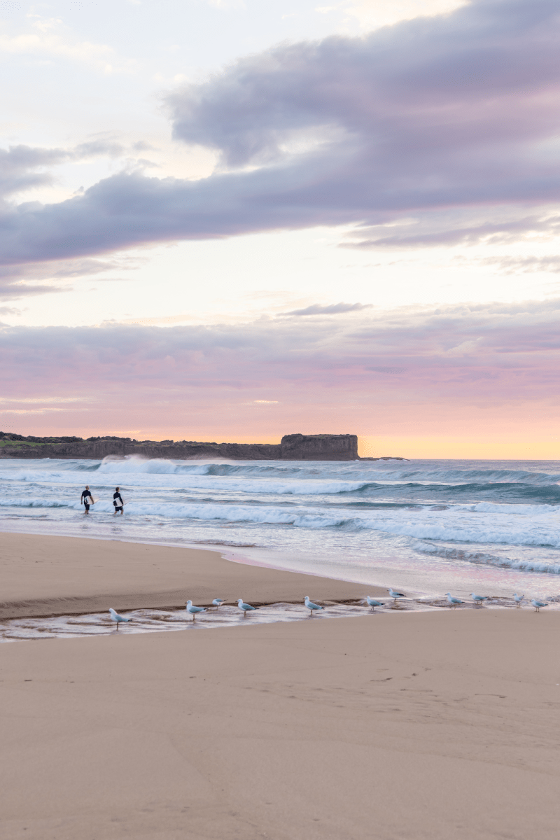 "Surfers & Seagulls" Photography Print - Belinda Doyle - Australian Photographer & Resin Artist
