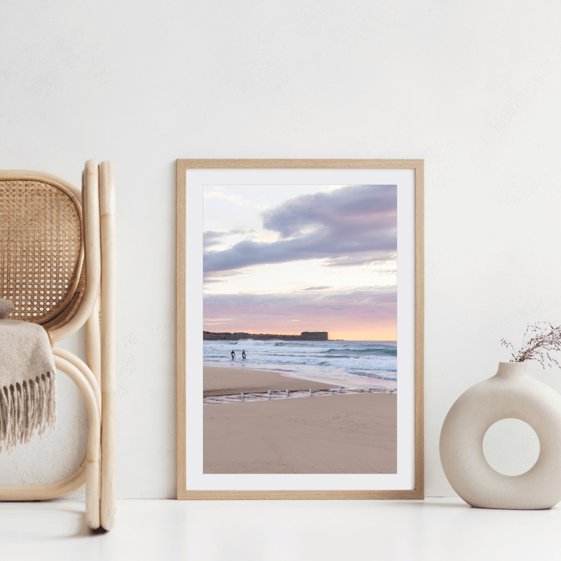 "Surfers & Seagulls" Photography Print - Belinda Doyle - Australian Photographer & Resin Artist