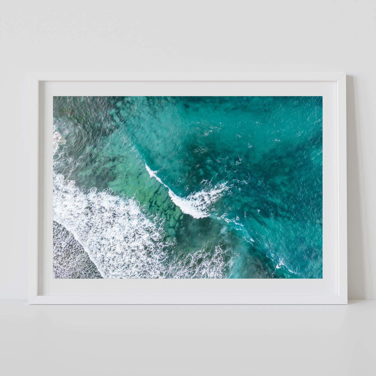 "Teal Topdown" Photography Print - Belinda Doyle - Australian Photographer & Resin Artist
