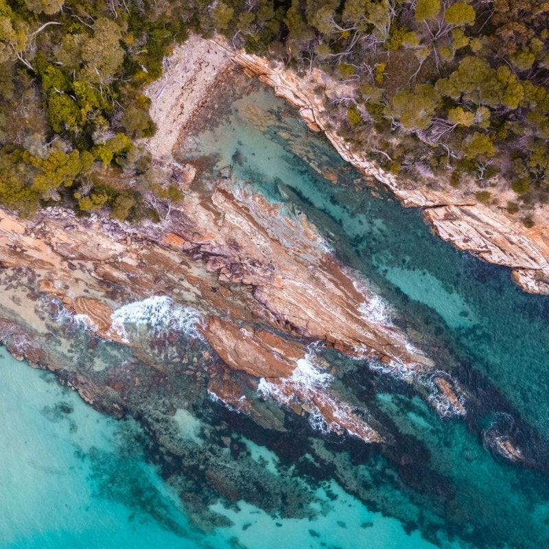 "Textured Coast" Photography Print - Belinda Doyle - Australian Photographer & Resin Artist