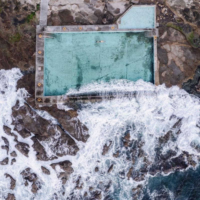 "Tidal Blue" Photography Print - Belinda Doyle - Australian Photographer & Resin Artist