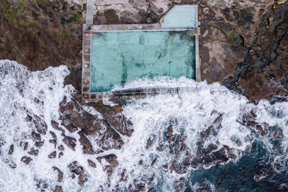 "Tidal Blue" Photography Print - Belinda Doyle - Australian Photographer & Resin Artist