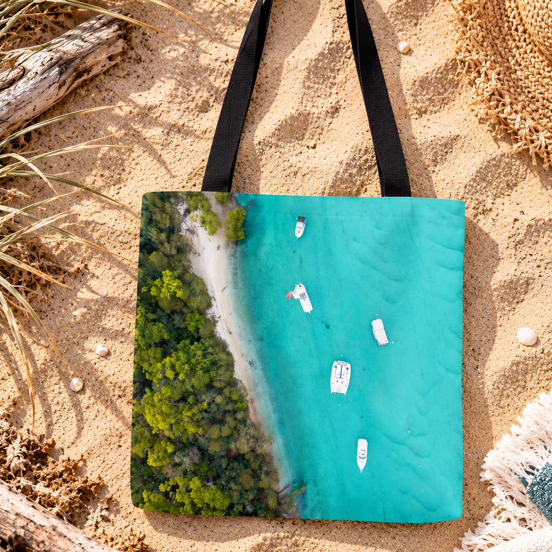 Huskisson Blues Beach Bag - Belinda Doyle - Australian Photographer & Resin Artist