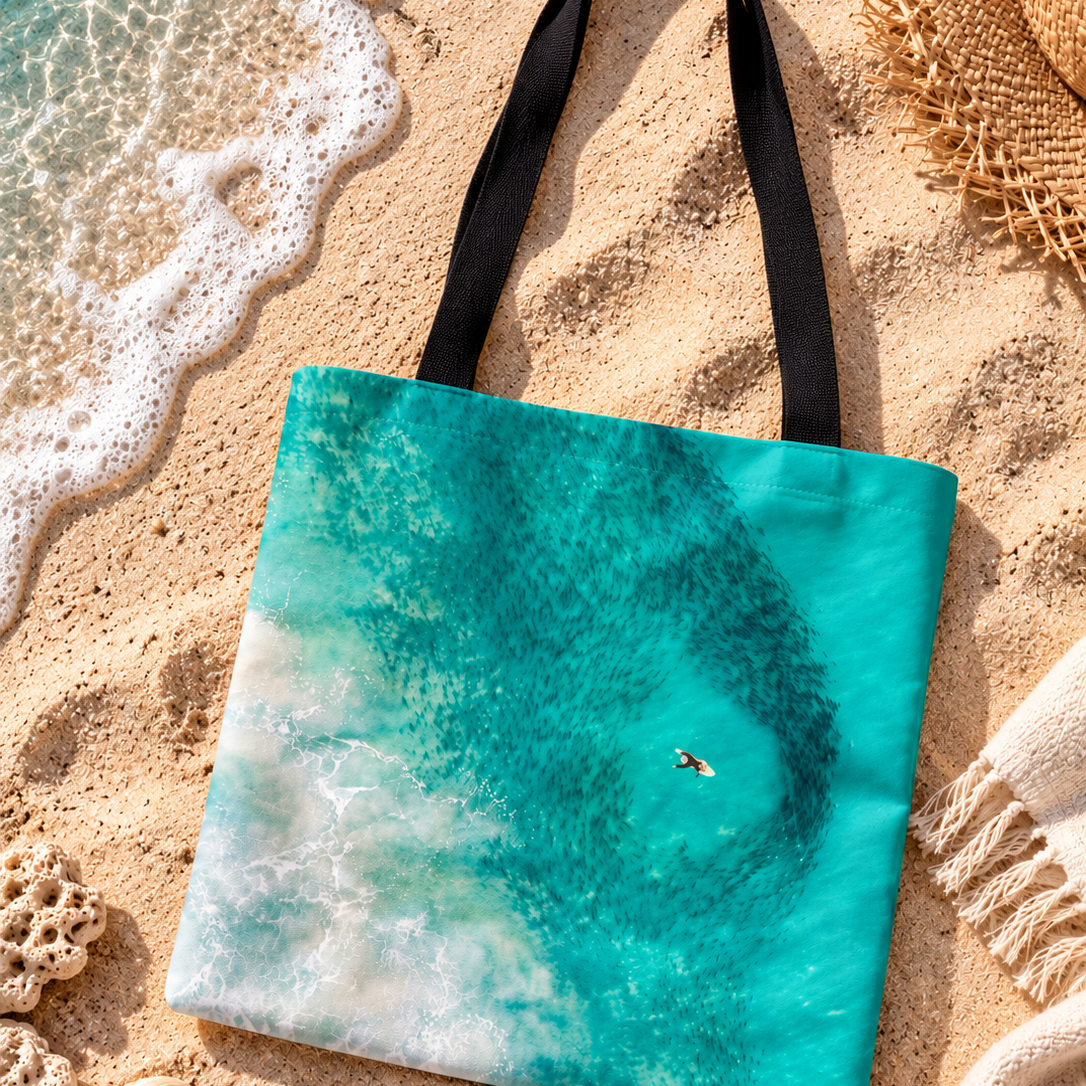Bait Ball Ballet Beach Bag - Narrawallee - Belinda Doyle - Australian Photographer & Resin Artist