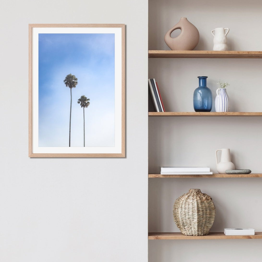 "Twin Palms" Photography Print - Belinda Doyle - Australian Photographer & Resin Artist