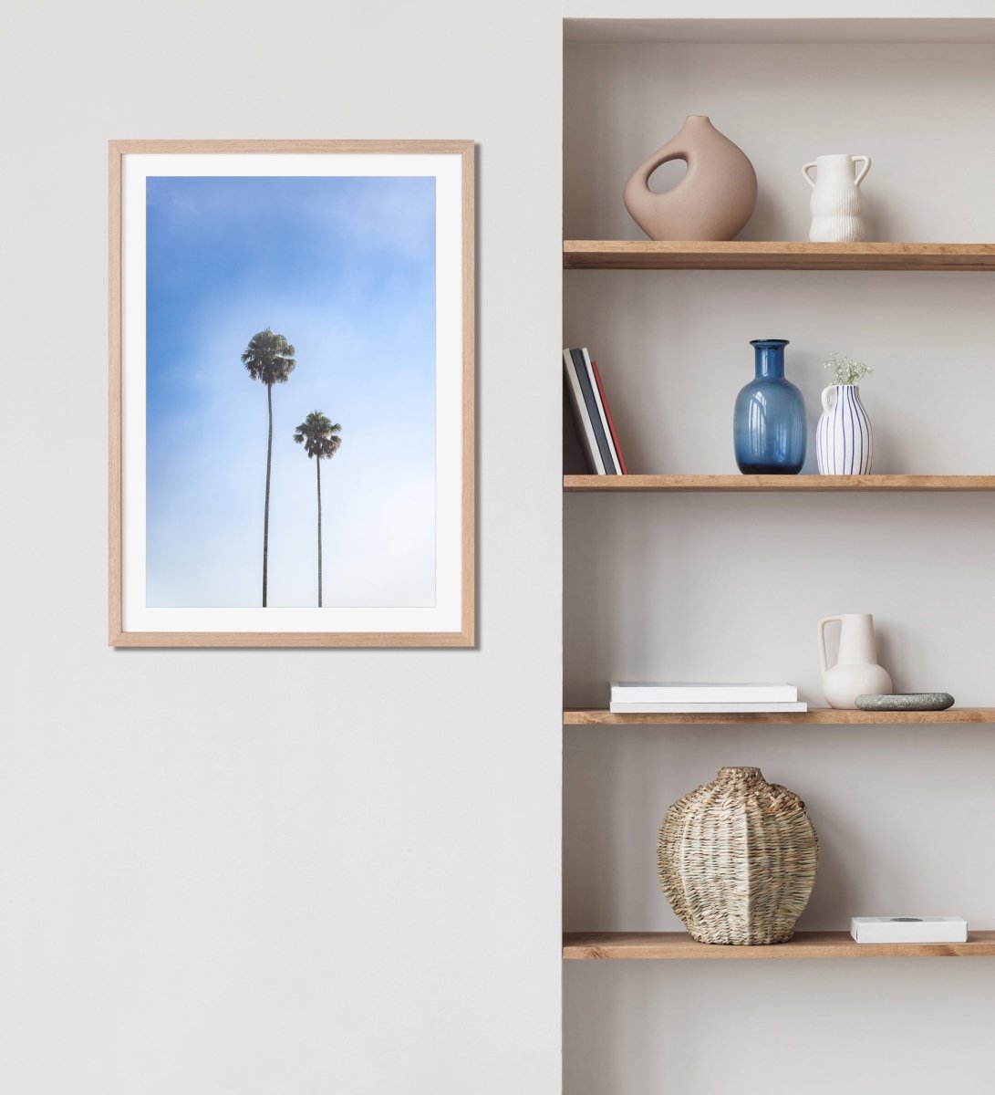 "Twin Palms" Photography Print - Belinda Doyle - Australian Photographer & Resin Artist